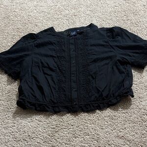 GAP Women's Elegant Black Blouse